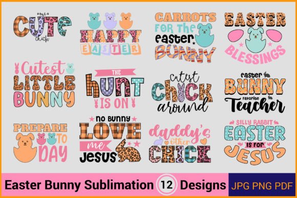 Download Easter Sublimation Designs Bundle - Premium Resources