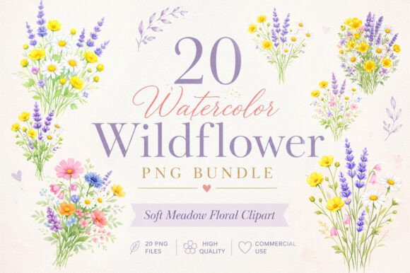 Download Watercolor-Wildflower-PNG-Bundle-20 - Premium Resources